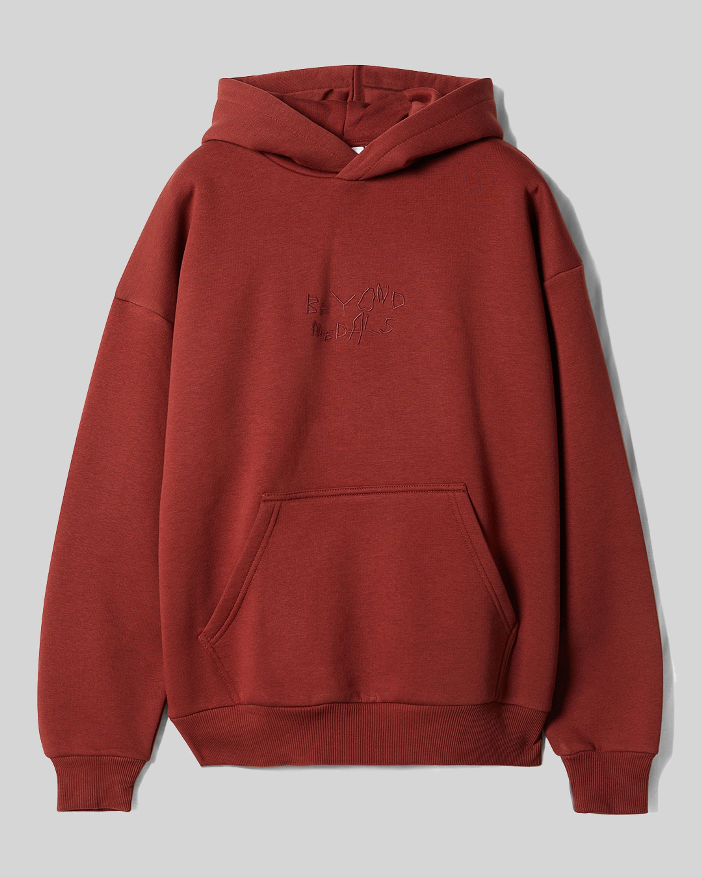 Beyond Medals angel hoodie 2.0 in red product image 2024 angel hoodie 2.0 front