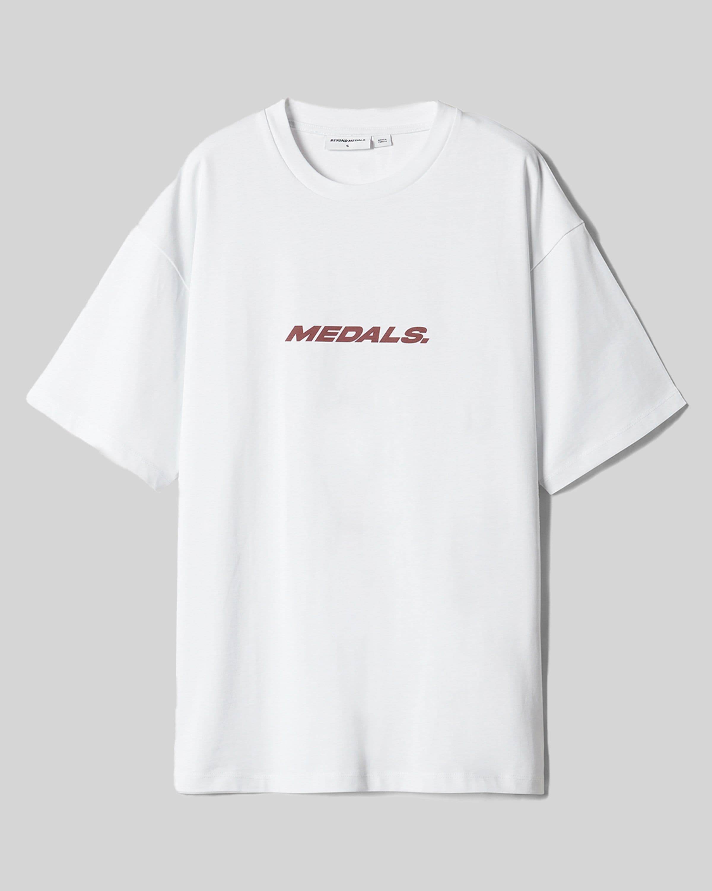 Beyond Medals medals tee in white product image 2024 medals tee front