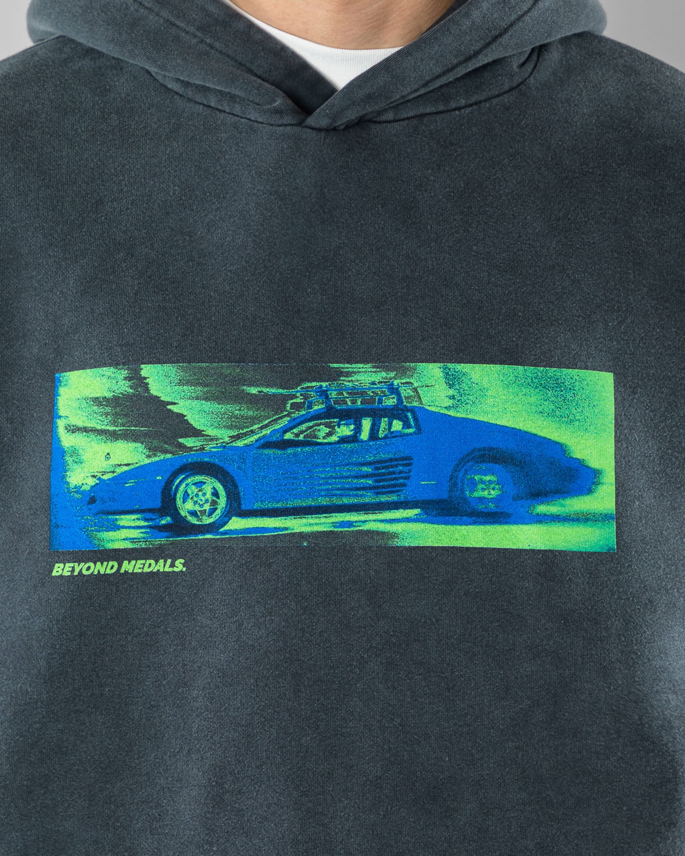 Acid Ski Hoodie Beyond Medals Snowboard & Streetwear Print detail image