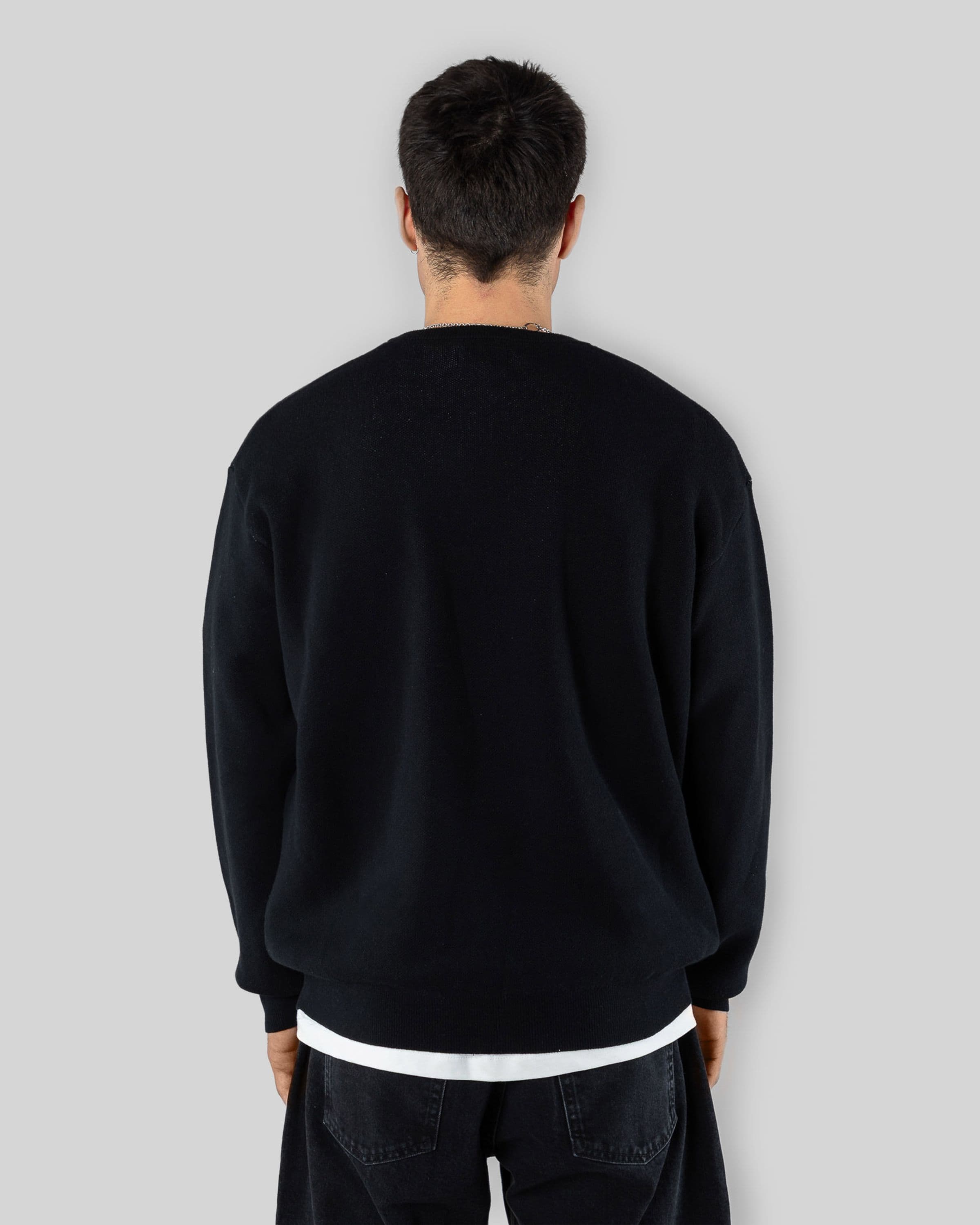 Jacquard Knit Sweater