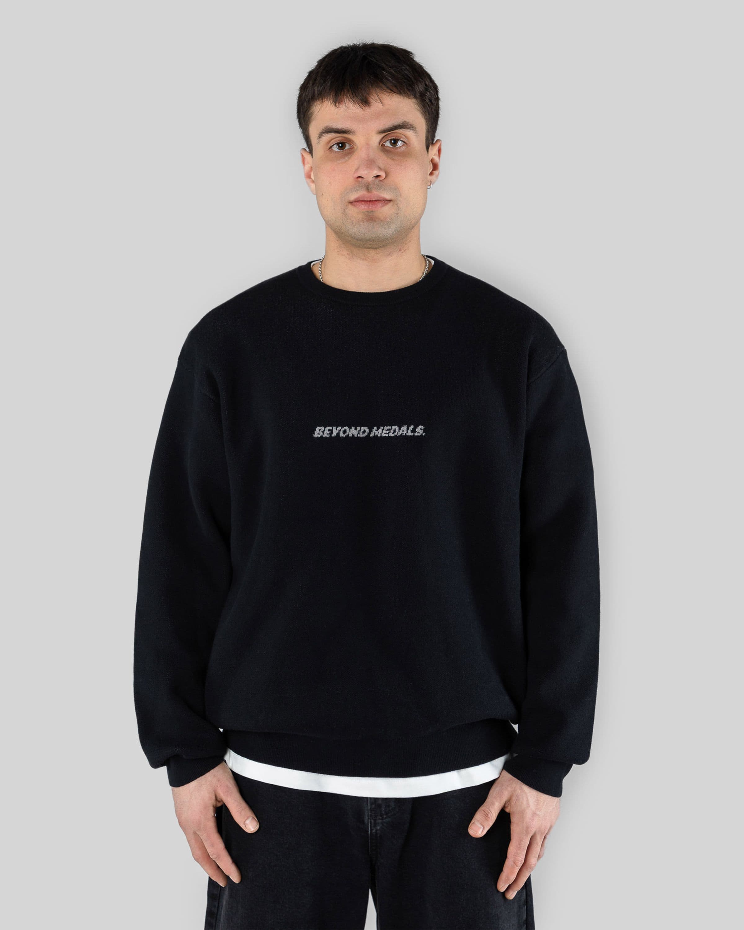 Jacquard Knit Sweater