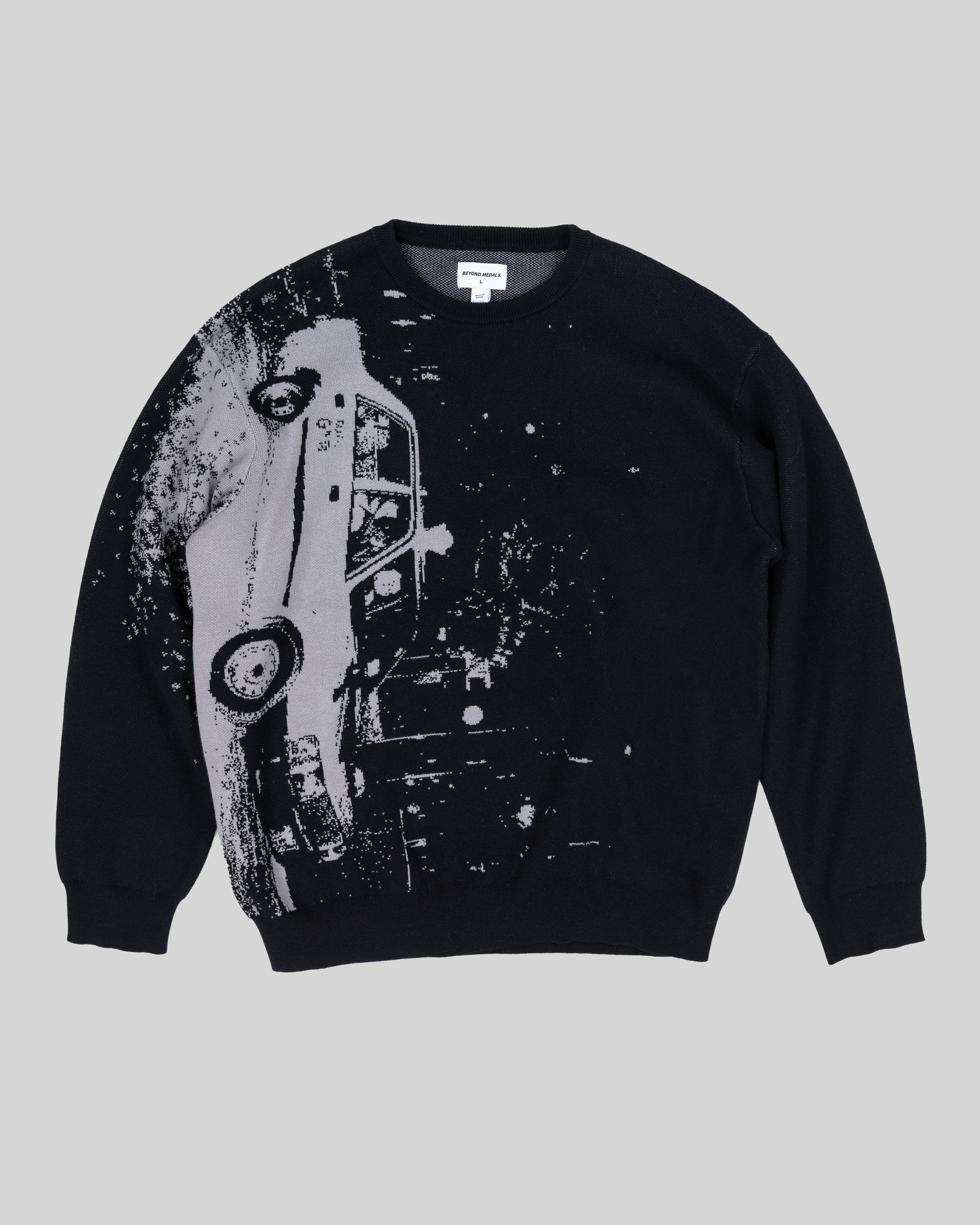 Jacquard Knit Sweater