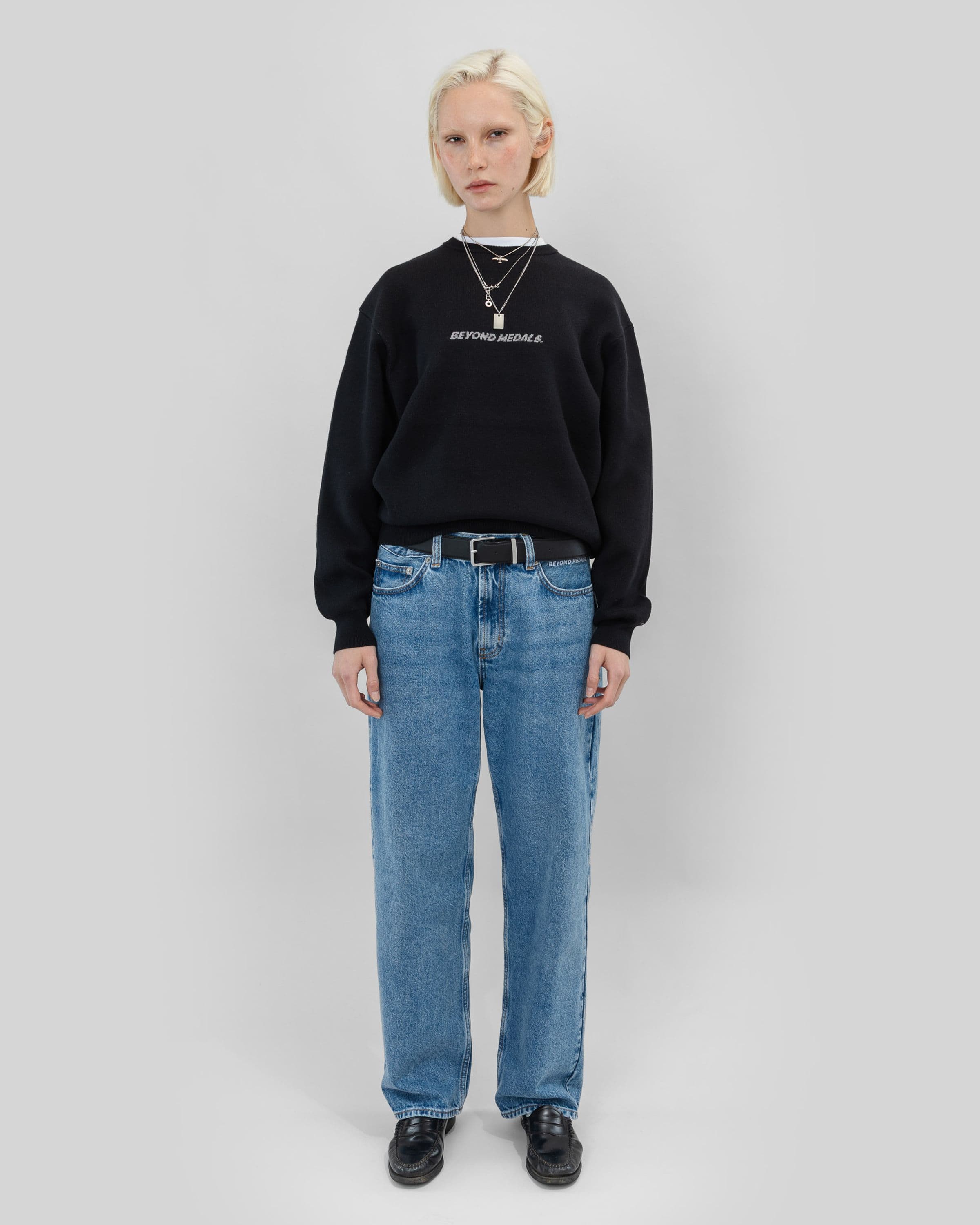 Jacquard Knit Sweater