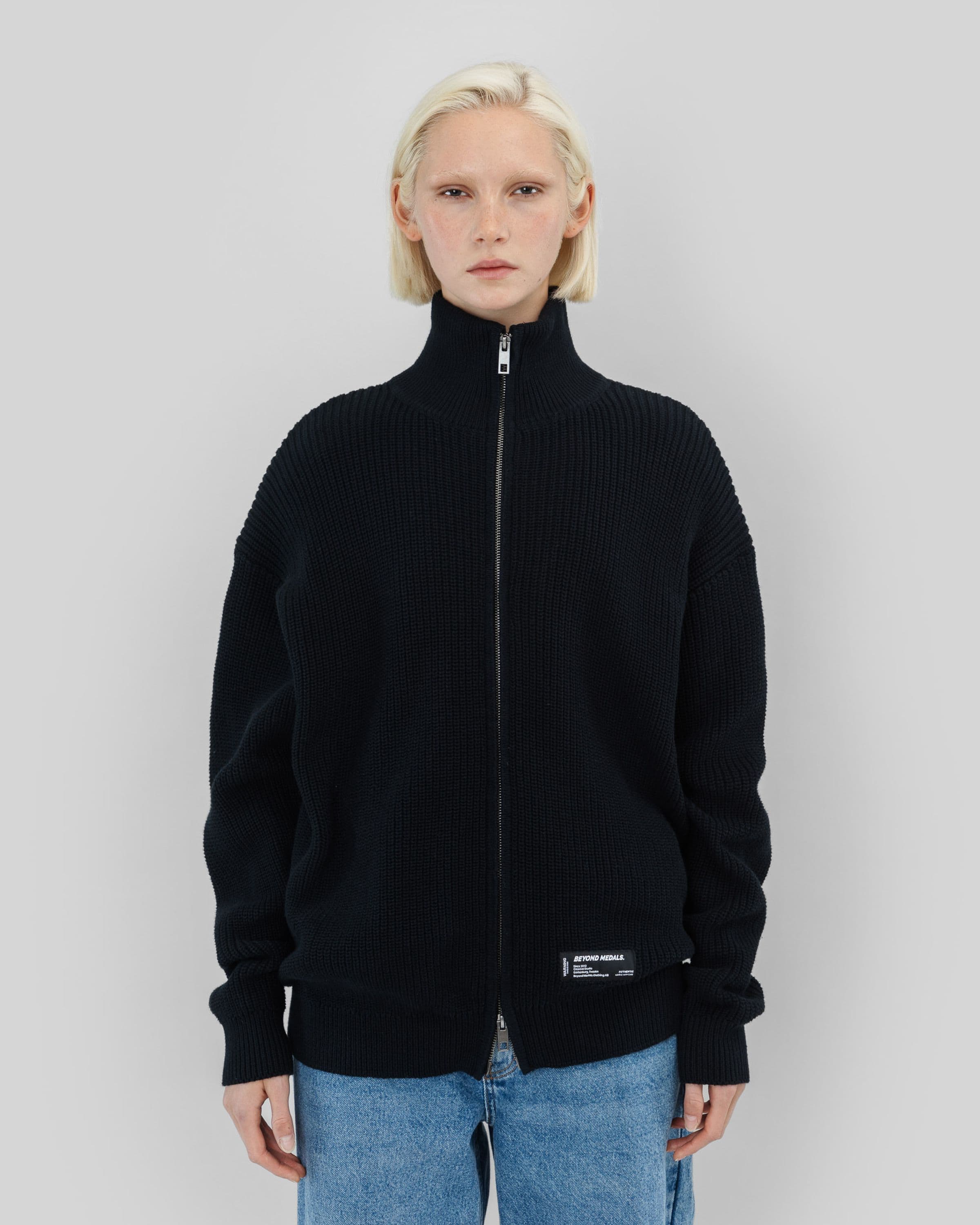 Rib Knit Fullzip